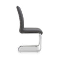 Rhoslyn Faux Leather Dining Chair Grey from Roseland Furniture