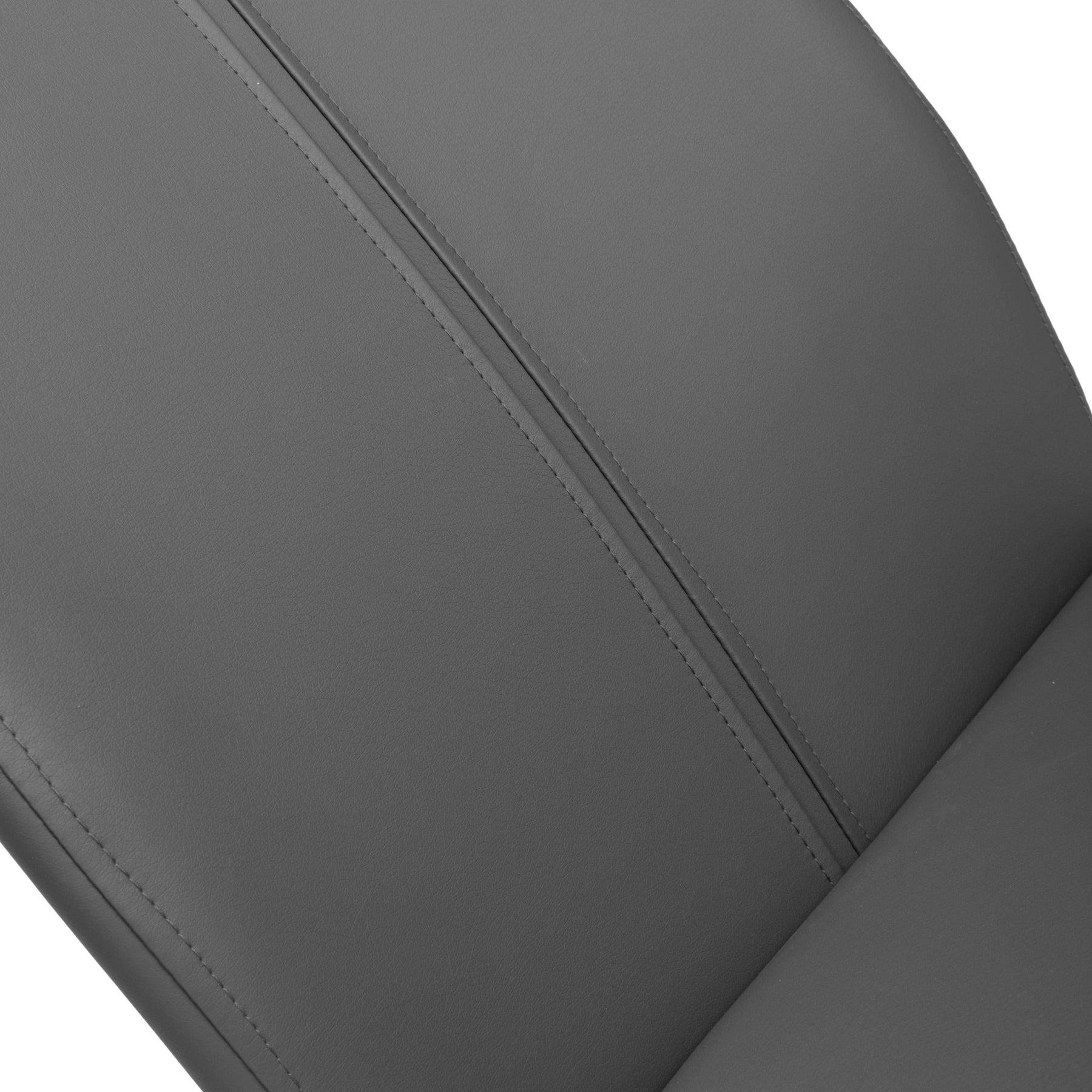 Arwell Grey Faux Leather Dining Chair from Roseland Furniture