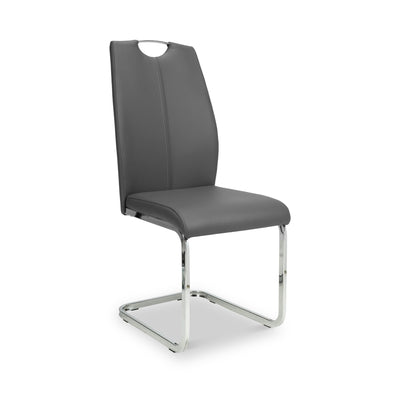 Arwell Grey Faux Leather Dining Chair