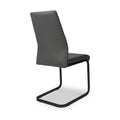 Maela Grey Faux Leather Dining Chair from Roseland Furniture