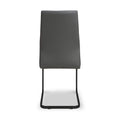 Maela Grey Faux Leather Dining Chair from Roseland Furniture