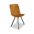Meryn Bronze Brushed Velvet Dining Chair from Roseland Furniture