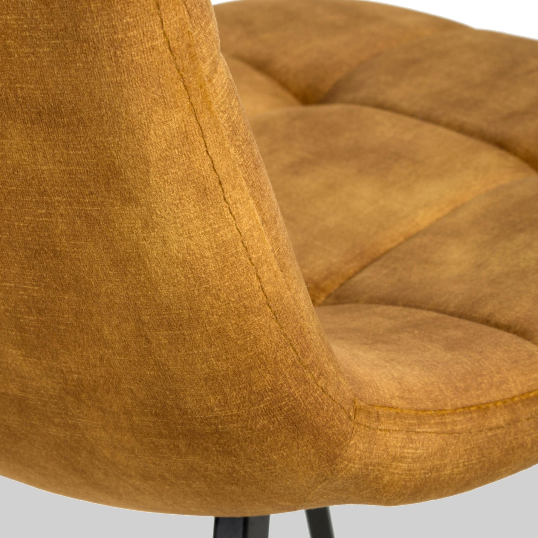Meryn Bronze Brushed Velvet Dining Chair from Roseland Furniture