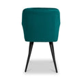 Enora Brushed Velvet Dining Chair Green from Roseland Furniture
