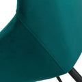 Enora Brushed Velvet Dining Chair Green from Roseland Furniture