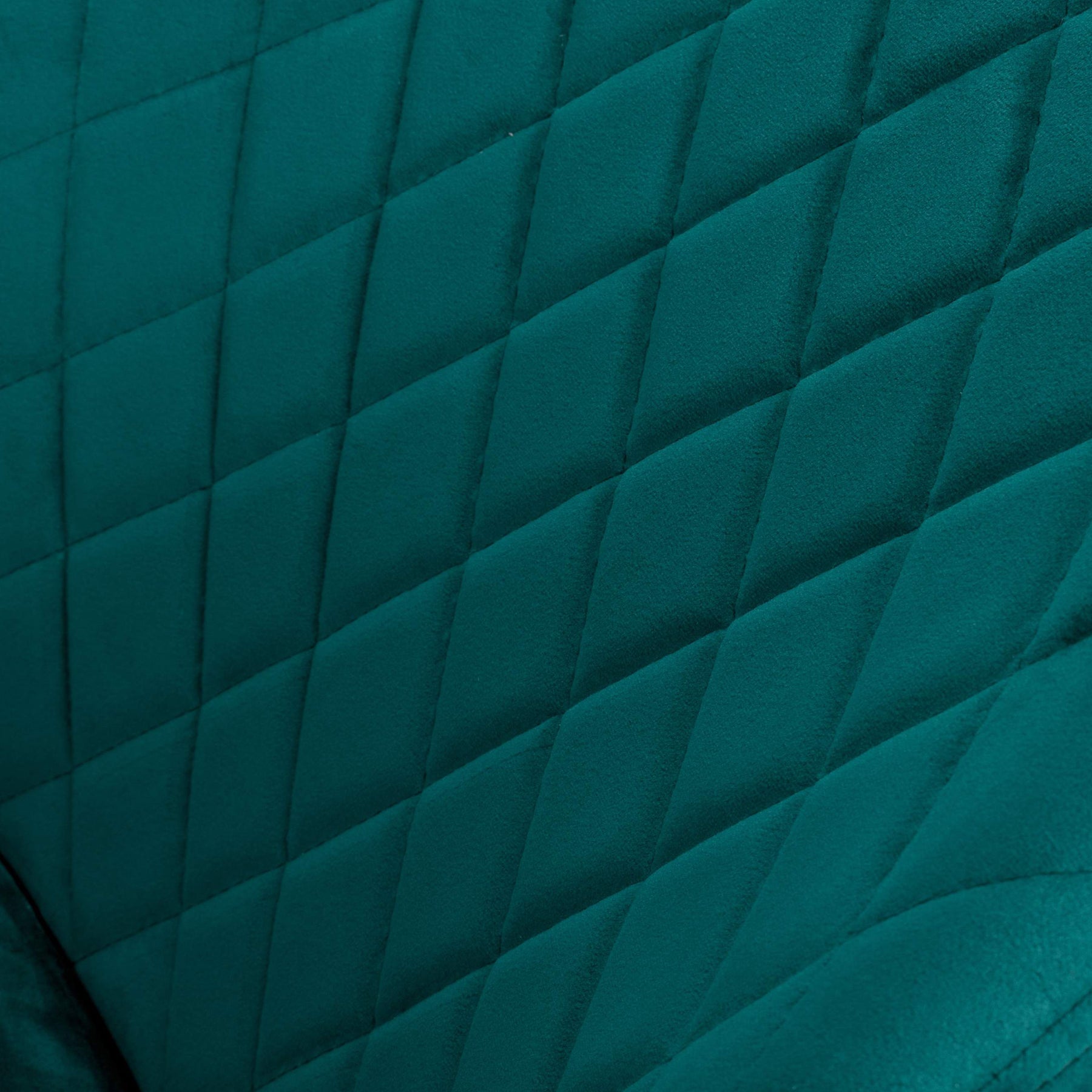 Enora Brushed Velvet Dining Chair Green from Roseland Furniture