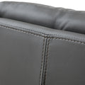 Elara Swivel Faux Leather Dining Chair Grey from Roseland Furniture