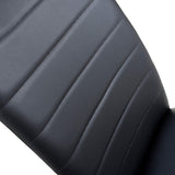 Aeron Faux Leather Dining Chair Black from Roseland Furniture