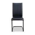 Aeron Faux Leather Dining Chair Black from Roseland Furniture