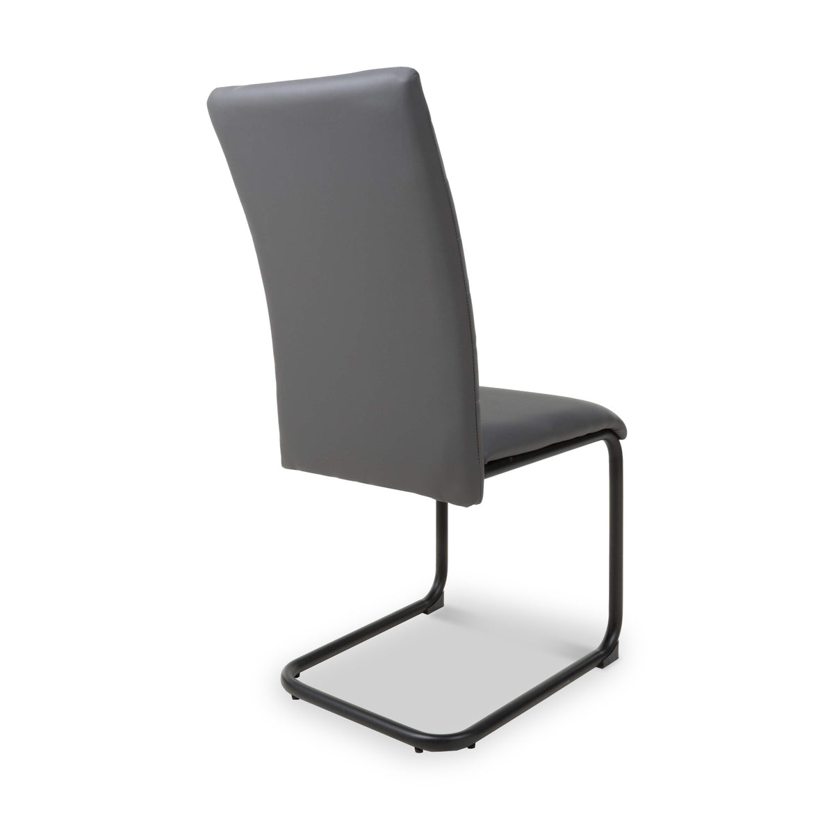 Aeron Faux Leather Dining Chair Grey from Roseland Furniture