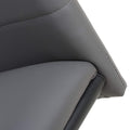 Aeron Faux Leather Dining Chair Grey from Roseland Furniture
