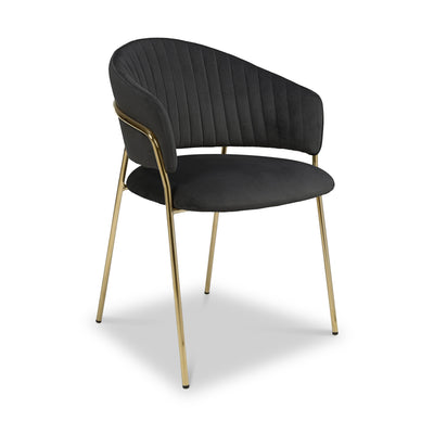 Elven Brushed Velvet Dining Chair