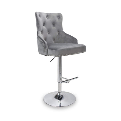 Arddun Brushed Velvet Bar Stool