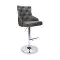 Arddun Bar Stool Grey Faux Leather from Roseland Furniture