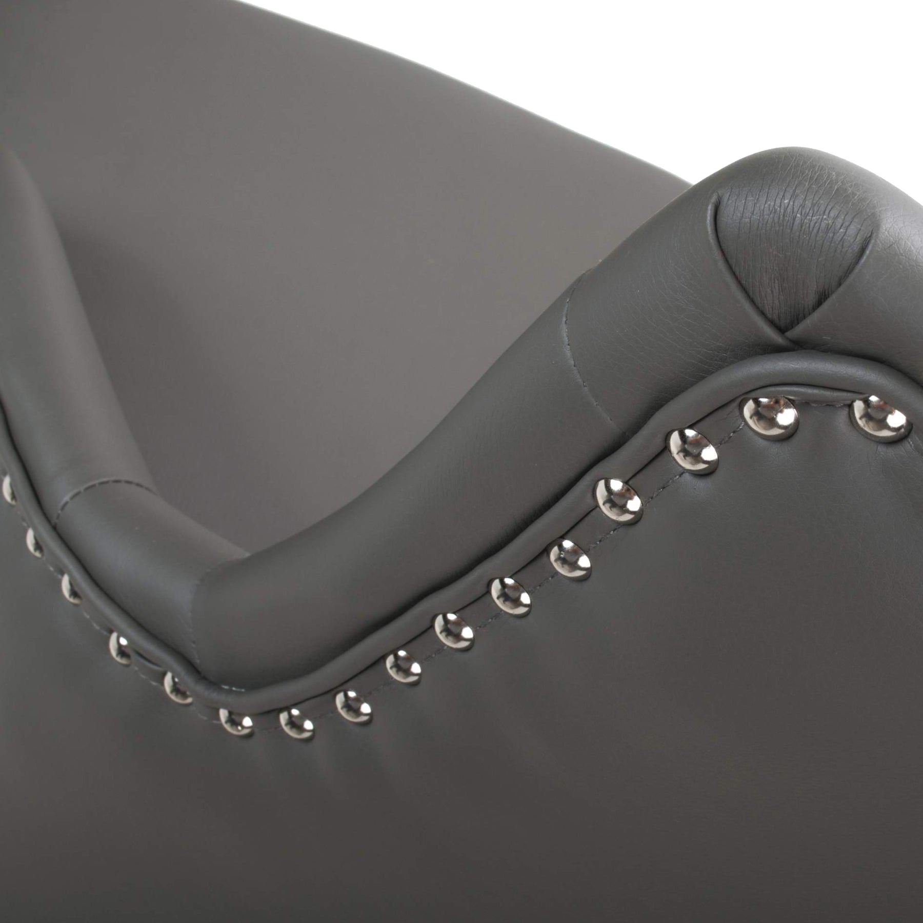 Arddun Bar Stool Grey Faux Leather from Roseland Furniture