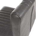 Trelise Cantilever Grey Faux Leather Bar Stool from Roseland Furniture