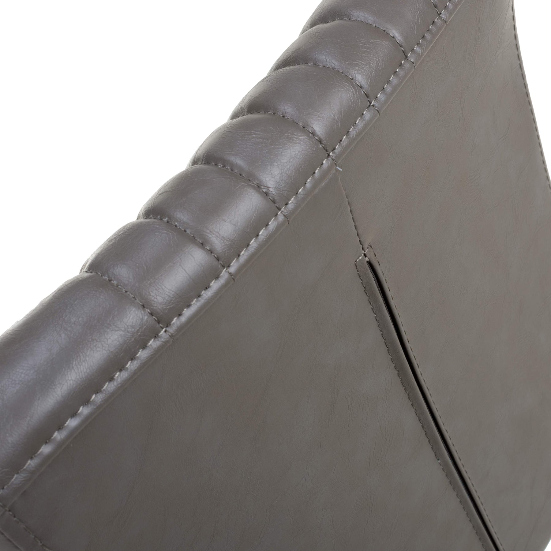 Trelise Cantilever Grey Faux Leather Bar Stool from Roseland Furniture