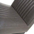 Trelise Cantilever Grey Faux Leather Bar Stool from Roseland Furniture