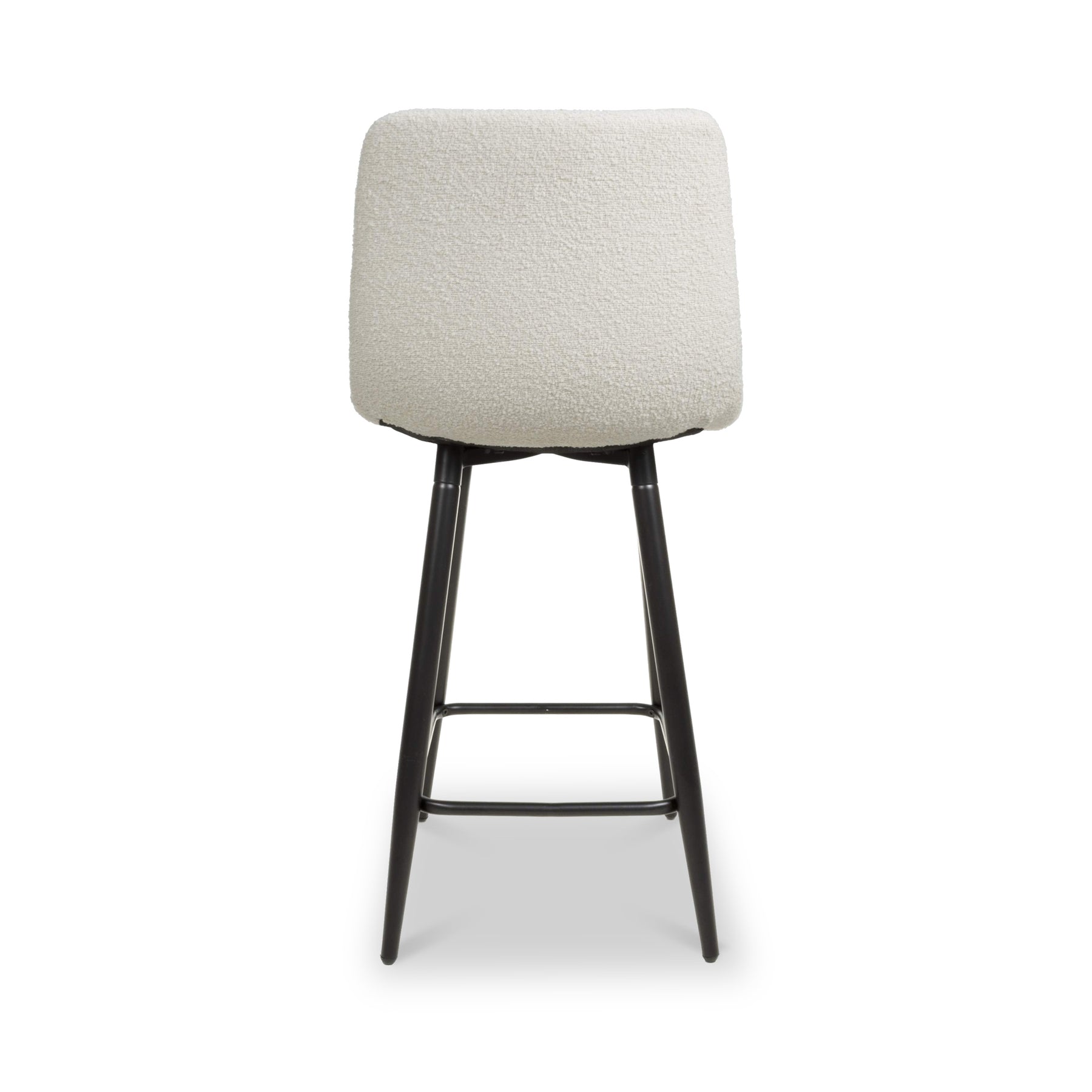 Wenford Faux Linen Bar Stool Cream from Roseland Furniture