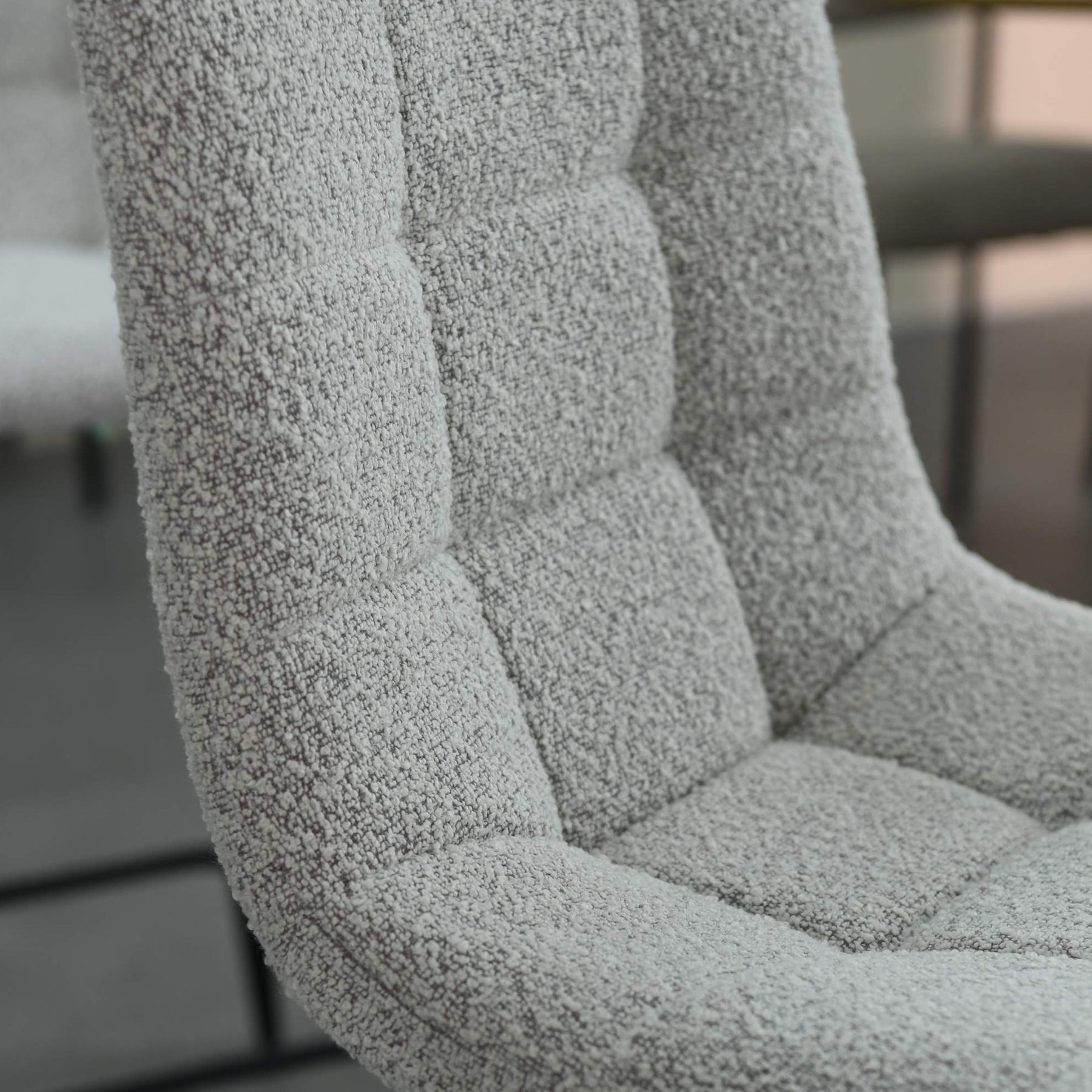 Wenford Faux Linen Bar Stool Grey from Roseland Furniture