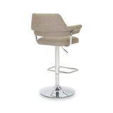 Rhonwen Faux Leather Bar Stool Mink from Roseland Furniture