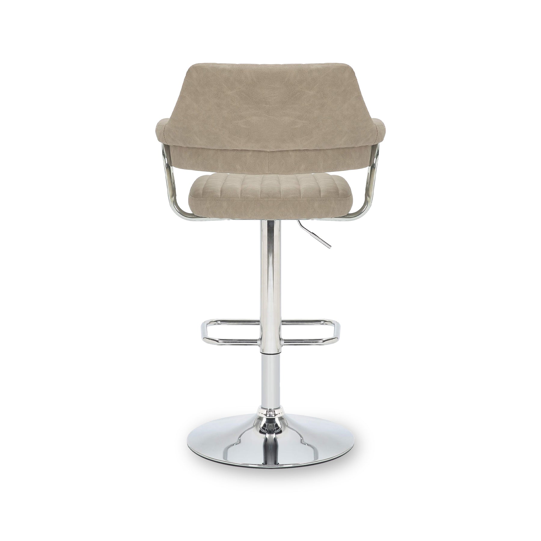 Rhonwen Faux Leather Bar Stool Mink from Roseland Furniture