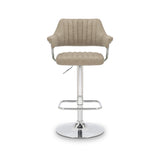 Rhonwen Faux Leather Bar Stool Mink from Roseland Furniture