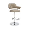 Rhonwen Faux Leather Bar Stool Mink from Roseland Furniture