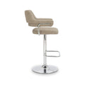 Rhonwen Faux Leather Bar Stool Mink from Roseland Furniture