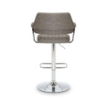 Rhonwen Faux Leather Bar Stool Charcoal from Roseland Furniture