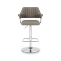 Rhonwen Faux Leather Bar Stool Charcoal from Roseland Furniture