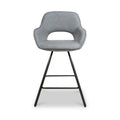 Merril Faux Leather Bar Stool Grey from Roseland Furniture