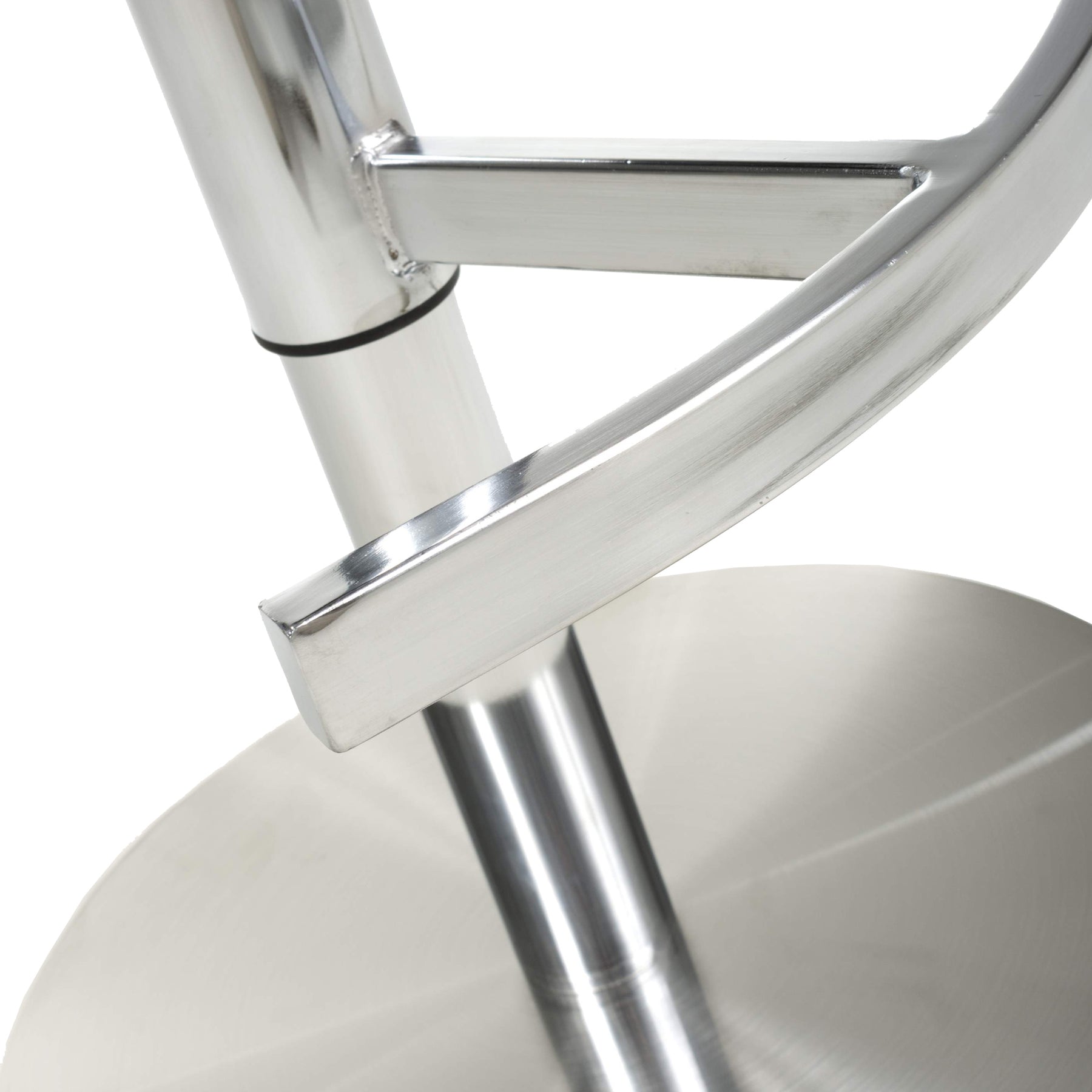 Adwen Brushed Velvet Bar Stool Mink from Roseland Furniture