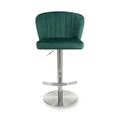 Adwen Brushed Velvet Bar Stool Green from Roseland Furniture