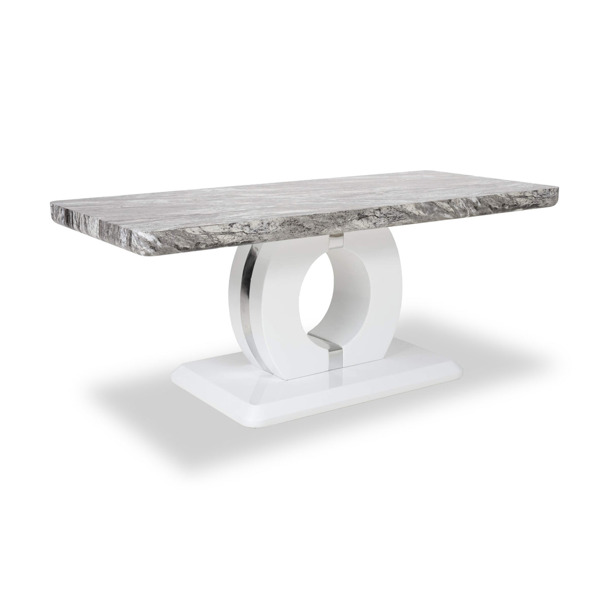 Pendeen 110cm Faux Marble Top Coffee Table from Roseland Furniture