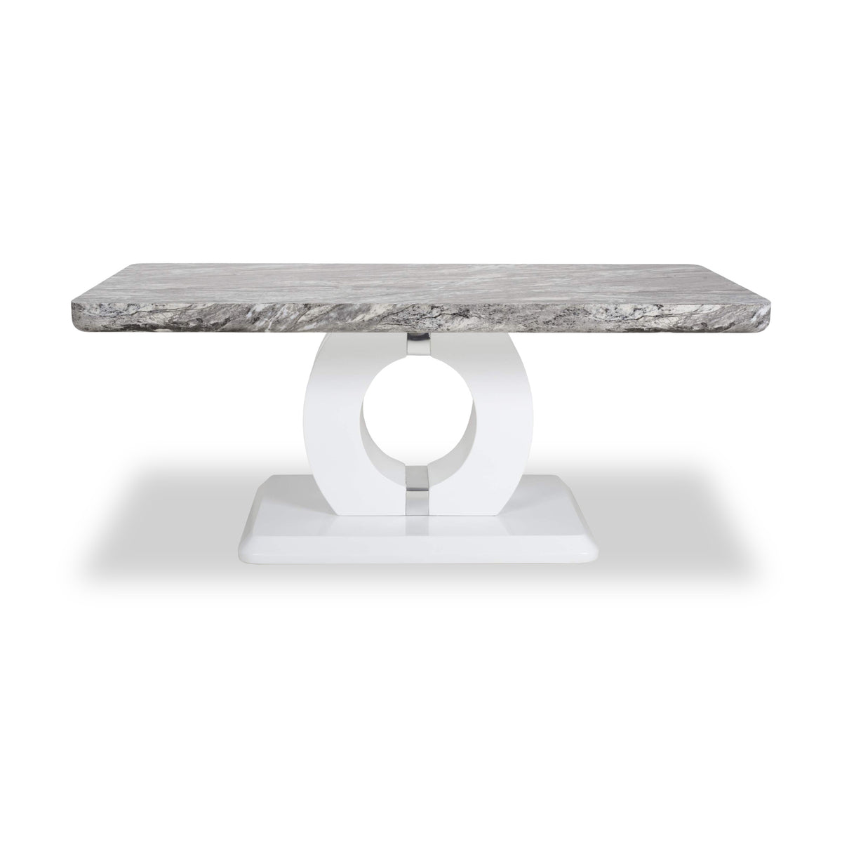 Pendeen 110cm Faux Marble Top Coffee Table from Roseland Furniture