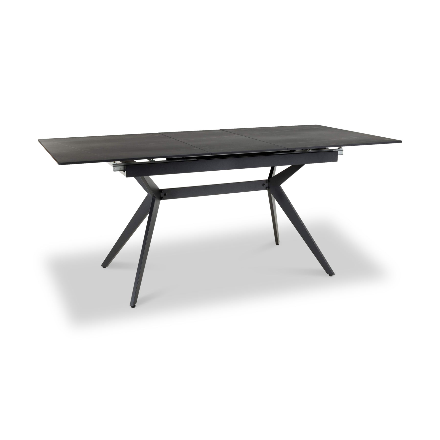 Penhallow Black 180cm Extending Dining Table from Roseland Furniture