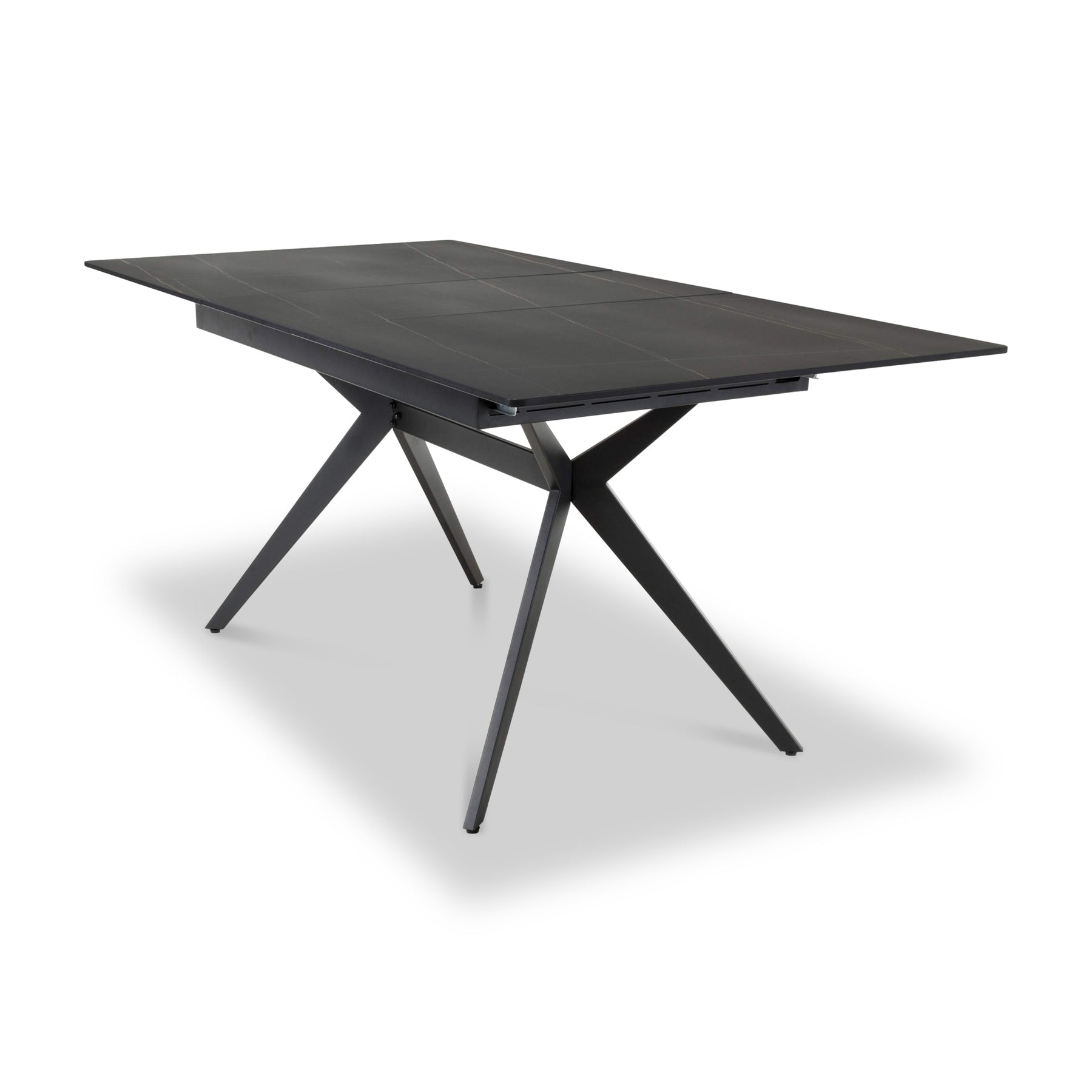 Penhallow Black 180cm Extending Dining Table