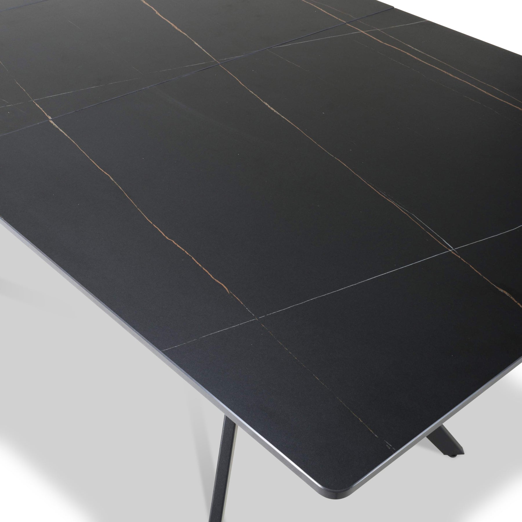 Penhallow Black 180cm Extending Dining Table