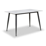 Hendra White 120cm Dining Table from Roseland Furniture