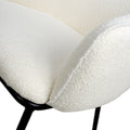 Newbridge White Boucle Dining Chair