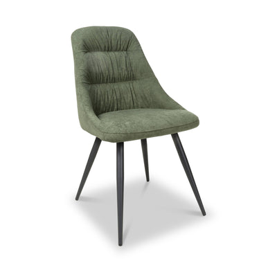 Henwood Green Faux Linen Dining Chair