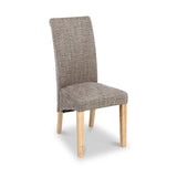 Deryn Oatmeal Tweed Dining Chair from Roseland Furniture