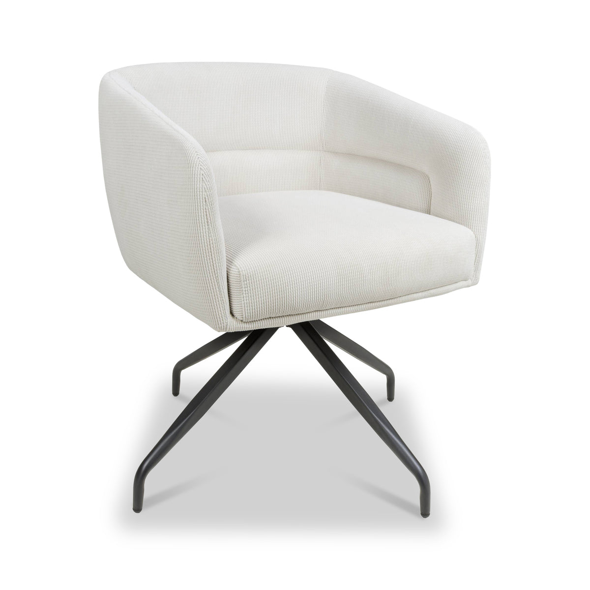 Berkley Corduroy Swivel Dining Chair from Roseland Furniture