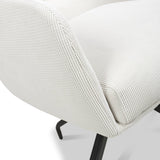 Berkley Corduroy Swivel Dining Chair from Roseland Furniture