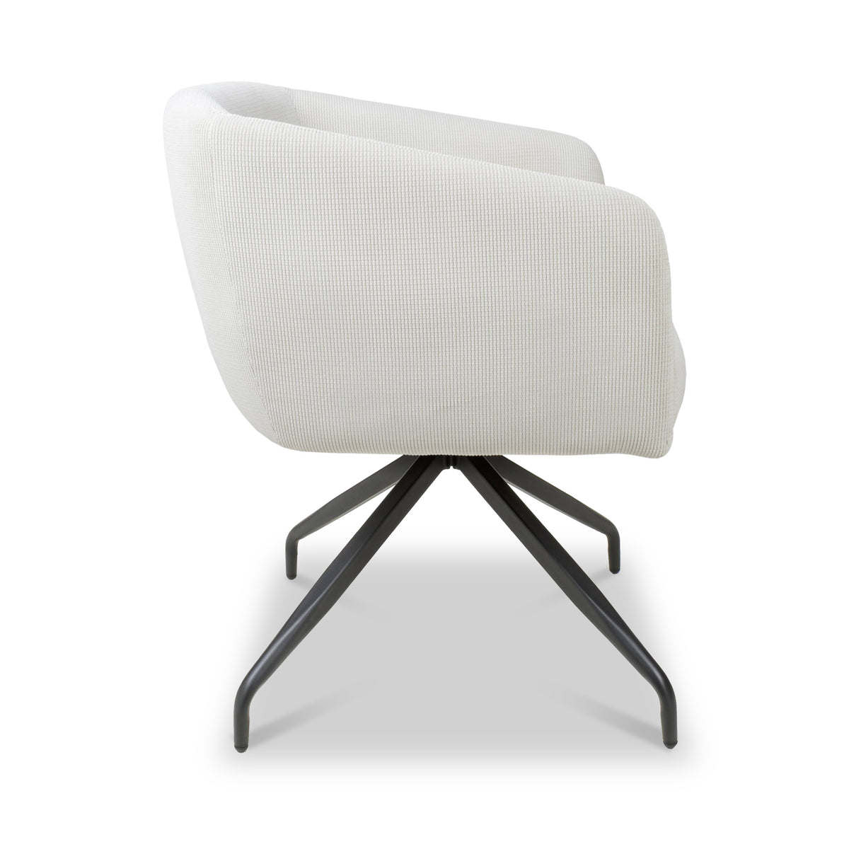 Berkley Corduroy Swivel Dining Chair from Roseland Furniture