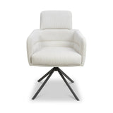 Gilston Corduroy Swivel Dining Chair from Roseland Furniture