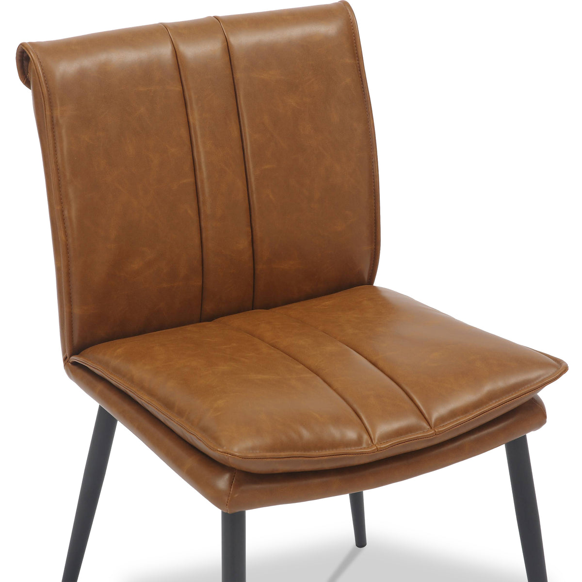 Roby Faux Leather Dining Chair from Roseland Furniture