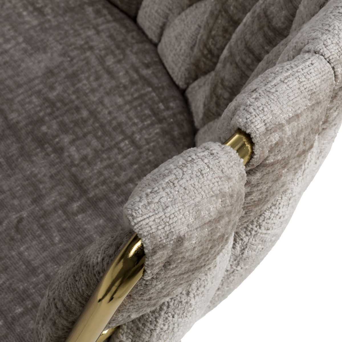 Cindy Woven Dining Chair Mink Chenille from Roseland Furniture