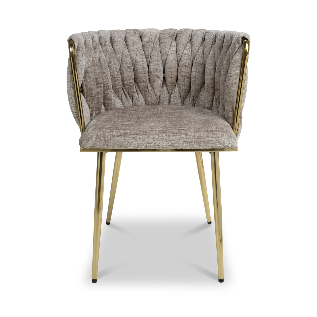 Cindy Woven Dining Chair Mink Chenille from Roseland Furniture